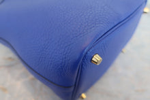 画像をギャラリービューアに読み込む, HERMES/エルメス ピコタンロックPM トリヨンクレマンス ブルーエレクトリック C刻印 ハンドバッグ 800030150