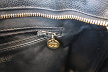 Load image into Gallery viewer, CHANEL Medallion Tote Caviar skin Black/Gold hadware Tote bag 700110134
