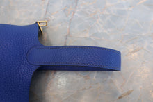 画像をギャラリービューアに読み込む, HERMES/エルメス ピコタンロックPM トリヨンクレマンス ブルーエレクトリック C刻印 ハンドバッグ 800030150