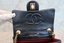 画像をギャラリービューアに読み込む, CHANEL/シャネル ミニマトラッセシングルフラップチェーンショルダーバッグ ラムスキン ブラック/ゴールド金具 ショルダーバッグ 700090044