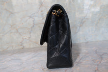 Load image into Gallery viewer, CHANEL Matelasse Paris Limited double flap chain shoulder bag Lambskin Black/Gold hadware Shoulder bag 700100090