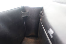画像をギャラリービューアに読み込む, HERMES/エルメス ポシェットケリー ヴォーガリバー ブラック □I刻印 ハンドバッグ 700120250
