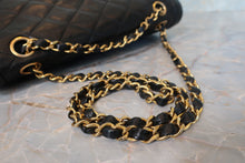 Load image into Gallery viewer, CHANEL Matelasse Paris Limited double flap chain shoulder bag Lambskin Black/Gold hadware Shoulder bag 700100090