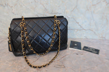 画像をギャラリービューアに読み込む, CHANEL/シャネル マトラッセチェーンショルダーバッグ ラムスキン ブラック/ゴールド金具 ショルダーバッグ 800020092