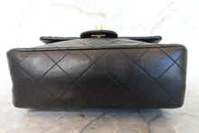 将图片加载到图库查看器,CHANEL/香奈儿 迷你CF 单盖 链条包 羊皮 Black/Gold hadware(黑色/金色金属) 肩背包 700100175
