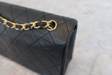 Load image into Gallery viewer, CHANEL Mini Full Flap chain shoulder bag Lambskin Black/Gold hadware Shoulder bag 800050010