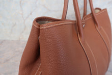 将图片加载到图库查看器,HERMES GARDEN PARTY PM Negonda leather Gold □M刻印 Tote bag 700120178