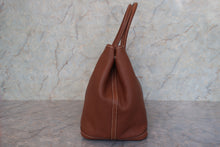 将图片加载到图库查看器,HERMES GARDEN PARTY PM Negonda leather Gold □M刻印 Tote bag 700120178