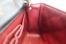 Load image into Gallery viewer, CHANEL Mini Full Flap chain shoulder bag Lambskin Black/Gold hadware Shoulder bag 800050010