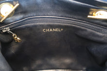画像をギャラリービューアに読み込む, CHANEL/シャネル マトラッセチェーントートバッグ ラムスキン ネイビー/ゴールド金具 トートバッグ 800060074