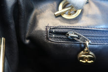 画像をギャラリービューアに読み込む, CHANEL/シャネル マトラッセチェーントートバッグ ラムスキン ネイビー/ゴールド金具 トートバッグ 800060074