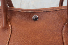 将图片加载到图库查看器,HERMES GARDEN PARTY PM Negonda leather Gold □M刻印 Tote bag 700120178
