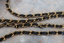 Load image into Gallery viewer, CHANEL Trapezoid chain shoulder bag Lambskin Black/Gold hadware Shoulder bag 700110141