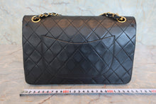 将图片加载到图库查看器,CHANEL/香奈儿 CF 双盖 双链条包 羊皮 Black/Gold hadware(黑色/金色金属) 肩背包 800060037
