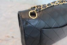 将图片加载到图库查看器,CHANEL/香奈儿 CF 双盖 双链条包 羊皮 Black/Gold hadware(黑色/金色金属) 肩背包 800060037