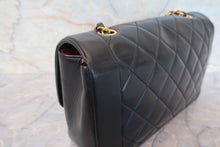 Load image into Gallery viewer, CHANEL  Diana matelasse chain shoulder bag Lambskin Black/Gold hadware Shoulder bag 700100074