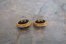 Load image into Gallery viewer, CHANEL CC mark Round earring Gold plate Gold Earring 600050096