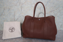 将图片加载到图库查看器,HERMES GARDEN PARTY PM Negonda leather Marron d'Inde □O刻印 Tote bag 700120258