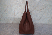 将图片加载到图库查看器,HERMES GARDEN PARTY PM Negonda leather Marron d'Inde □O刻印 Tote bag 700120258