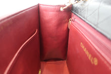 Load image into Gallery viewer, CHANEL Trapezoid chain shoulder bag Lambskin Black/Gold hadware Shoulder bag 700110141