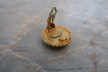 Load image into Gallery viewer, CHANEL CC mark Round earring Gold plate Gold Earring 600050096