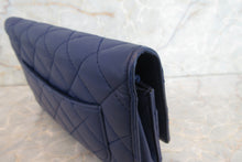 Load image into Gallery viewer, CHANEL Matelasse chain wallet Lambskin Blue/Silver hadware Shoulder bag 700050210