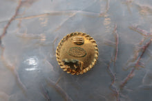 Load image into Gallery viewer, CHANEL CC mark Round earring Gold plate Gold Earring 600050096