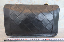 Load image into Gallery viewer, CHANEL Diana matelasse chain shoulder bag Lambskin Black/Gold hadware Shoulder bag 700110152