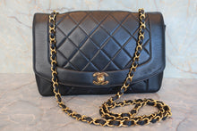 画像をギャラリービューアに読み込む, CHANEL/シャネル ダイアナマトラッセチェーンショルダーバッグ ラムスキン ブラック/ゴールド金具 ショルダーバッグ 800080054