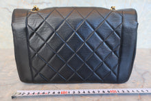 画像をギャラリービューアに読み込む, CHANEL/シャネル ダイアナマトラッセチェーンショルダーバッグ ラムスキン ブラック/ゴールド金具 ショルダーバッグ 800080054