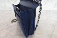 Load image into Gallery viewer, CHANEL Matelasse chain wallet Lambskin Blue/Silver hadware Shoulder bag 700050210