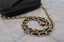 Load image into Gallery viewer, CHANEL Matelasse fringe chain shoulder bag Lambskin Black/Gold hadware Shoulder bag 700090064