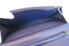 Load image into Gallery viewer, CHANEL Matelasse chain wallet Lambskin Blue/Silver hadware Shoulder bag 700050210