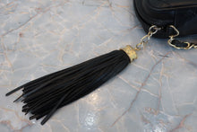 Load image into Gallery viewer, CHANEL Matelasse fringe chain shoulder bag Lambskin Black/Gold hadware Shoulder bag 700090064