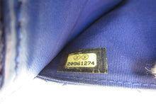 Load image into Gallery viewer, CHANEL Matelasse chain wallet Lambskin Blue/Silver hadware Shoulder bag 700050210