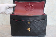 将图片加载到图库查看器,CHANEL/香奈儿 CF 双盖 双链条包 羊皮 Black/Gold hadware(黑色/金色金属) 肩背包 800050002