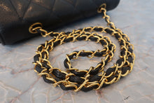 画像をギャラリービューアに読み込む, CHANEL/シャネル ダイアナマトラッセチェーンショルダーバッグ キャビアスキン ブラック/ゴールド金具 ショルダーバッグ 800020078