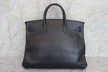 画像をギャラリービューアに読み込む, HERMES/エルメス バーキン40 アルデンヌ ブラック □B刻印 ハンドバッグ 700070248