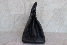 画像をギャラリービューアに読み込む, HERMES/エルメス バーキン40 アルデンヌ ブラック □B刻印 ハンドバッグ 700070248
