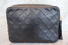 將圖片載入圖庫檢視器 CHANEL/シャネル マトラッセフリンジチェーンショルダーバッグ ラムスキン ブラック/ゴールド金具 ショルダーバッグ 700110156