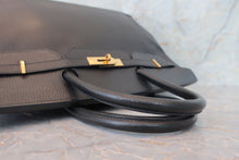 画像をギャラリービューアに読み込む, HERMES/エルメス バーキン40 アルデンヌ ブラック □B刻印 ハンドバッグ 700070248