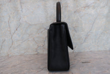 Load image into Gallery viewer, CHANEL Mademoiselle hand bag Caviar skin Black/Gold hadware Hand bag 700090051