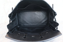 画像をギャラリービューアに読み込む, HERMES/エルメス バーキン40 アルデンヌ ブラック □B刻印 ハンドバッグ 700070248