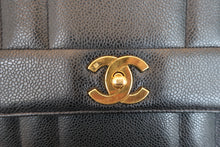 Load image into Gallery viewer, CHANEL Mademoiselle hand bag Caviar skin Black/Gold hadware Hand bag 700090051