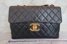 画像をギャラリービューアに読み込む, CHANEL/シャネル 中マトラッセシングルフラップチェーンショルダーバッグ ラムスキン ブラック/ゴールド金具 ショルダーバッグ 700040059