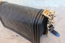 將圖片載入圖庫檢視器 CHANEL/シャネル ボーイシャネルチェーンショルダーバッグ ラムスキン ブラック/ゴールド金具 800080055