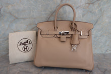 Load image into Gallery viewer, HERMES BIRKIN 25 Swift leather Tabac camel □L Engraving Hand bag 700080009