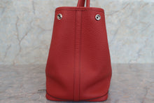 將圖片載入圖庫檢視器 HERMES/エルメス ガーデンパーティPM カントリー ルージュデュセス T刻印 トートバッグ 700030246