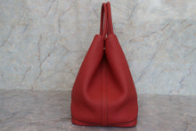 將圖片載入圖庫檢視器 HERMES/エルメス ガーデンパーティPM カントリー ルージュデュセス T刻印 トートバッグ 700030246