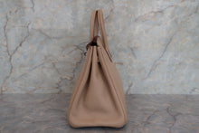Load image into Gallery viewer, HERMES BIRKIN 25 Swift leather Tabac camel □L Engraving Hand bag 700080009